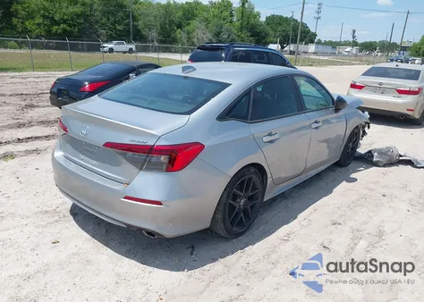 2022 Honda Civic Sport z USA, uszkodzony, nr VIN 2HGFE2F53NH586899